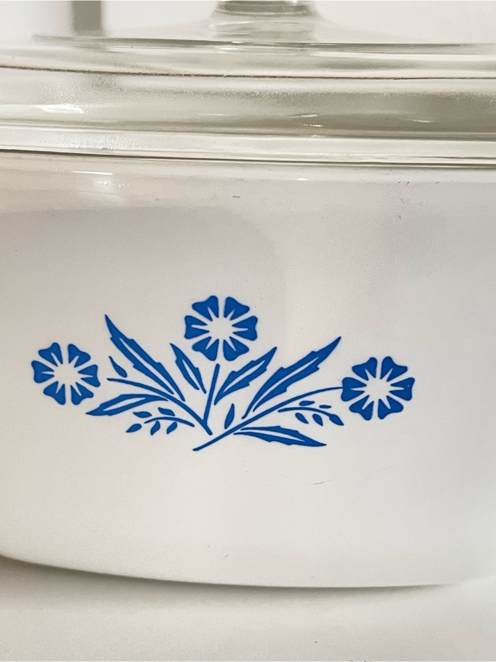 VTG Corning Ware Blue Cornflower 1 3/4 Quart Casserole Dish + Lid P-1 3/4 USA - Picture 2 of 7